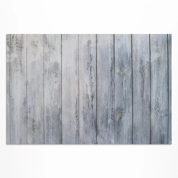 Udendørs Vinyl Løber Træmønster 100x150 cm Grå | 4069491867567