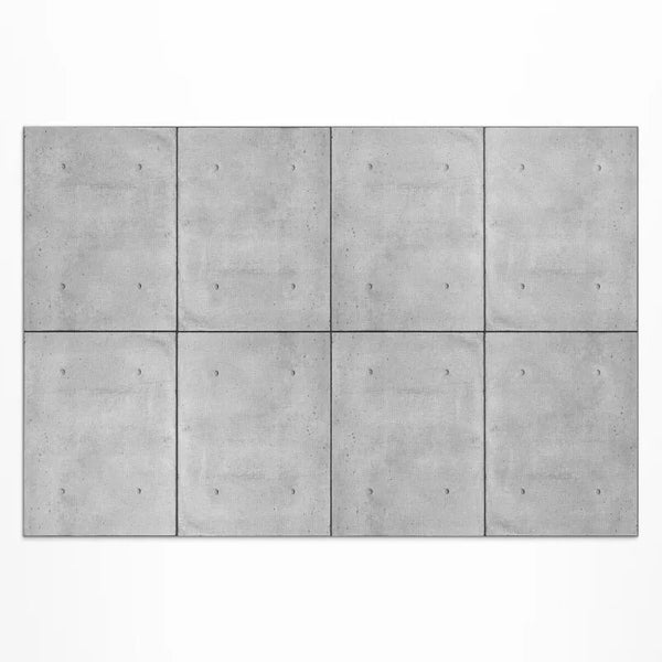Udendørs Vinyltæppe 100x150 cm Grå Industriel Betonlook