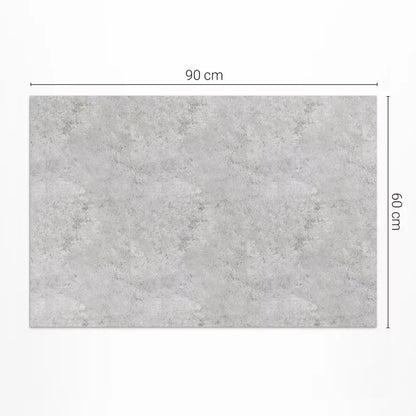 Udendørs Vinyltæppe 60x90 cm Grå Industriel Betonlook 1 stk.
