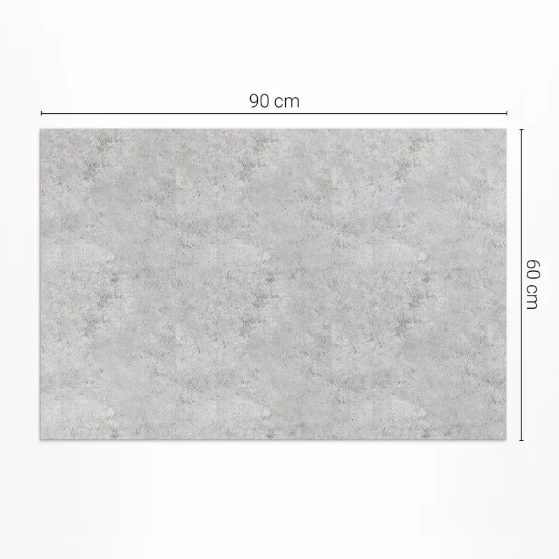 Udendørs Vinyltæppe 60x90 cm Grå Industriel Betonlook 1 stk.