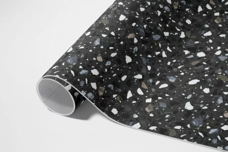 Udendørs Vinyltæppe 60x90 cm Grå Sten
