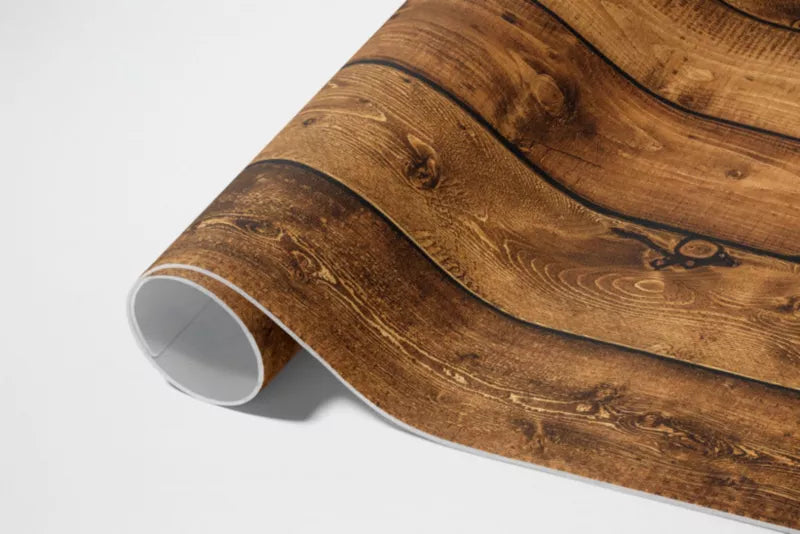 Udendørs Vinyltæppe Trælook 120x180 cm Brun 2,16 m²