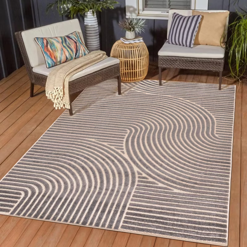 Udendørstæppe Madison 160x230 cm Grå