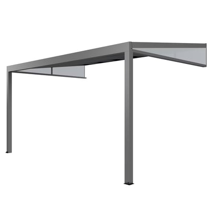Udestue 4x2,8x2,3 m Antracit Aluminium