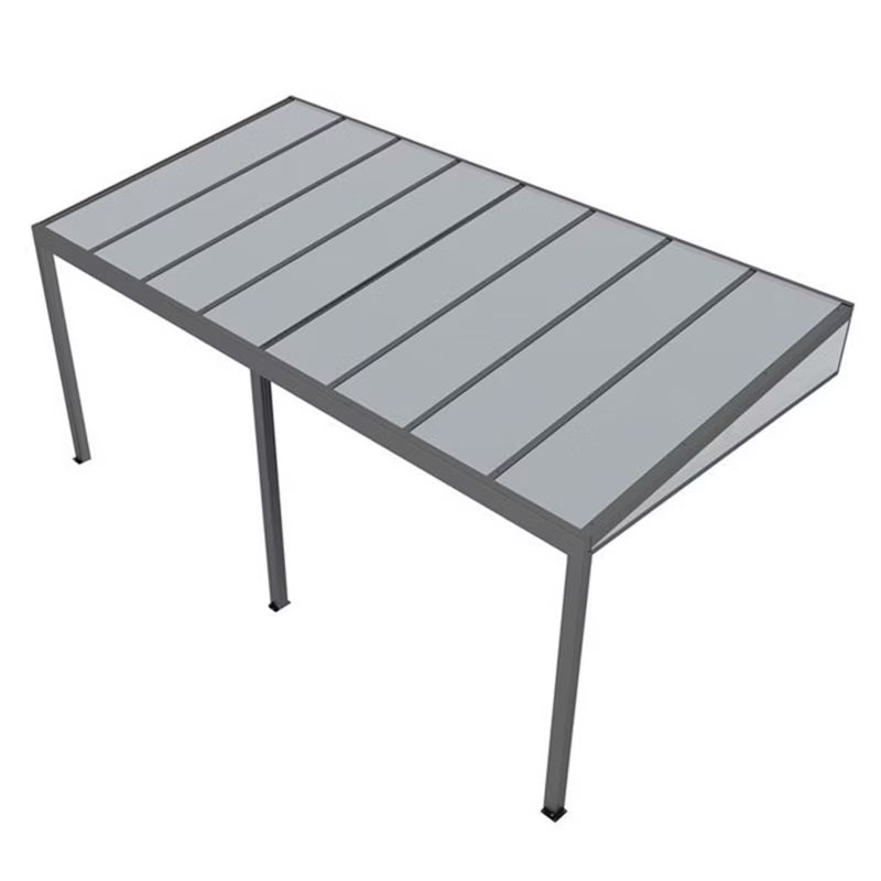 Udestue 5,8x2,8x2,3 m Antracit Aluminium
