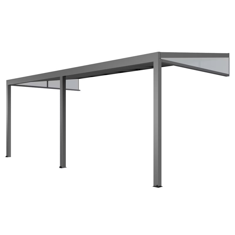 Udestue 5,8x2,8x2,3 m Antracit Aluminium