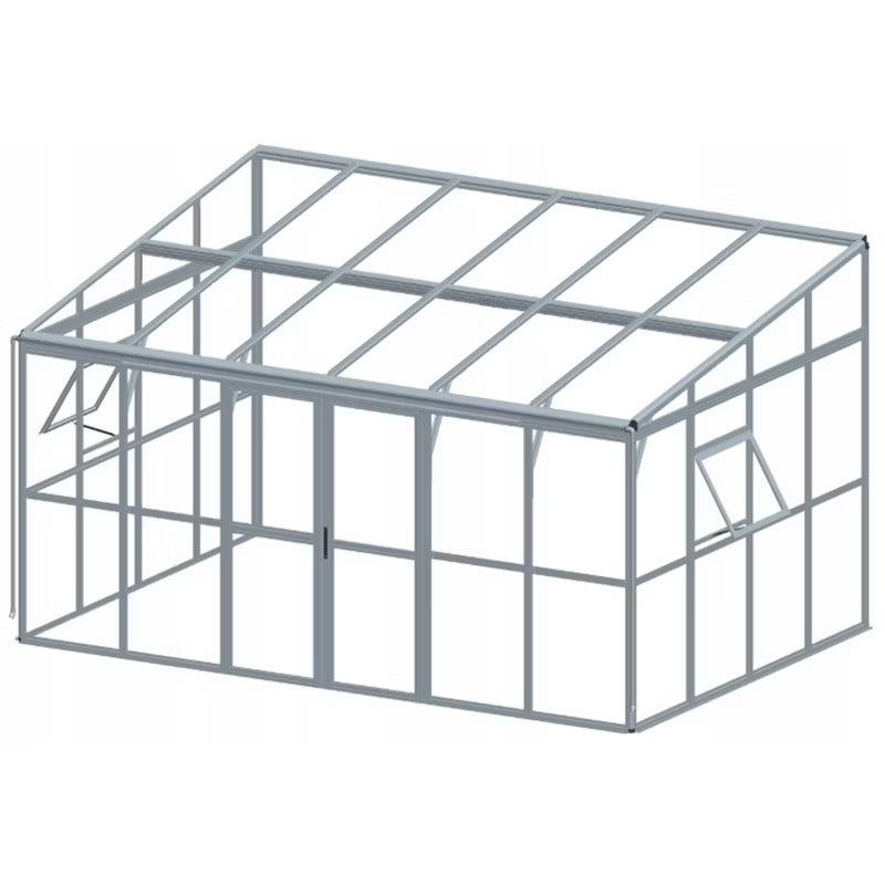 Udestue SOHO 434x290 cm Sort Aluminium og Glas