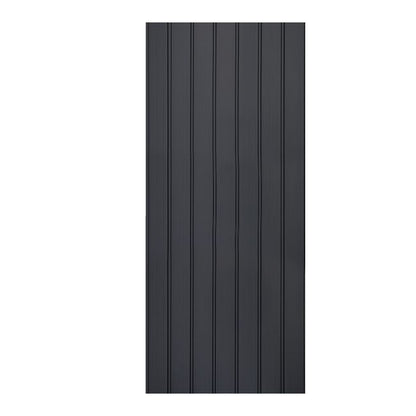 Udhængsbeklædning PVC 10x260 cm Grafit 2,6 m²