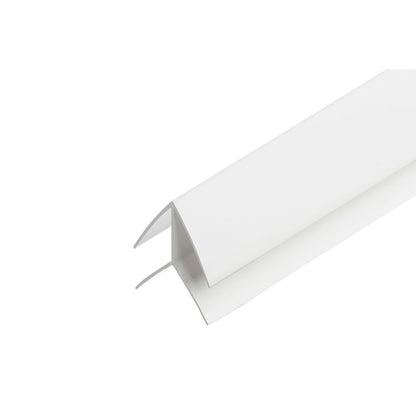 Udvendig Hjørneprofil PVC 3 m Hvid