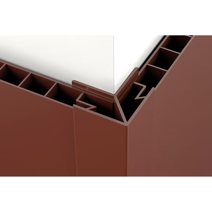 Udvendig Hjørneprofil PVC 3 m Hvid