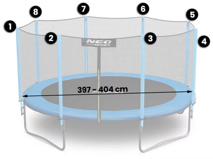 Udvendig Sikkerhedsnet til Trampolin 397-404 cm 1814