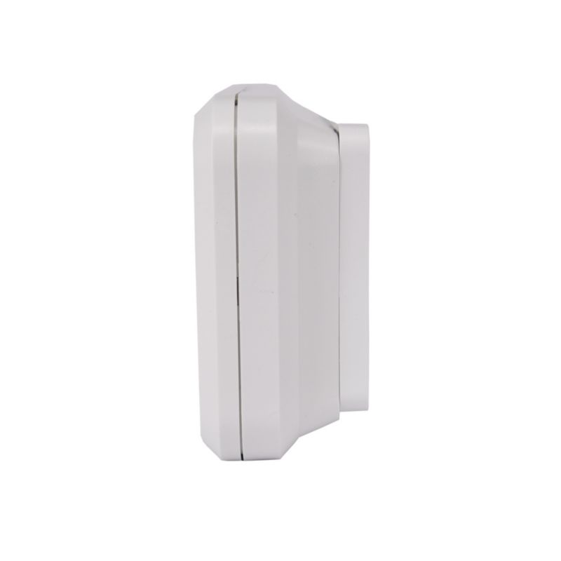 Ugetermostat LCD med Ledning 115x92 mm Hvid