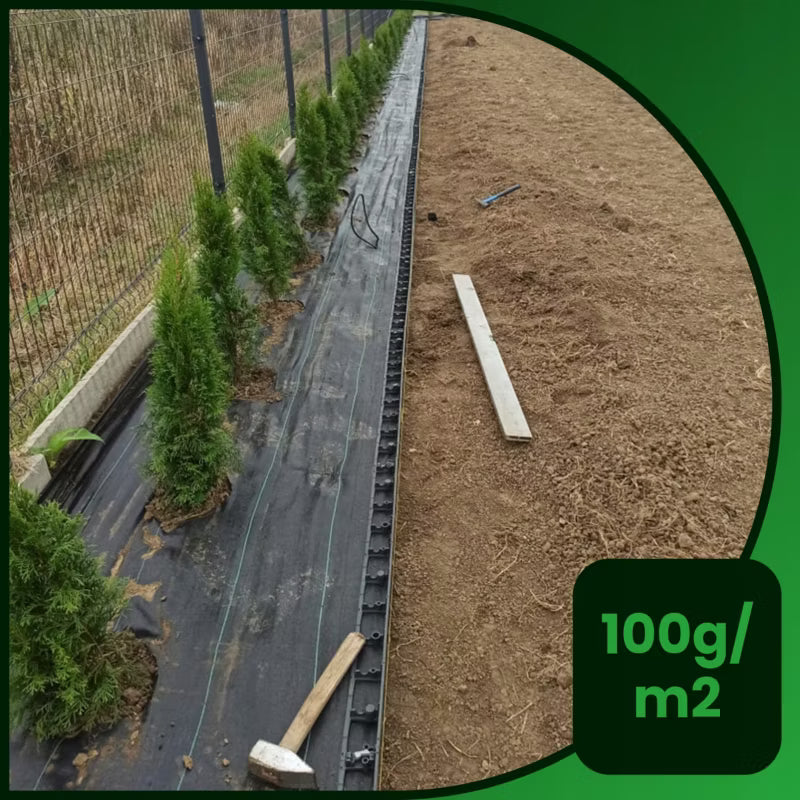 Ukrudtsdug 1,1x100 m 100g Sort