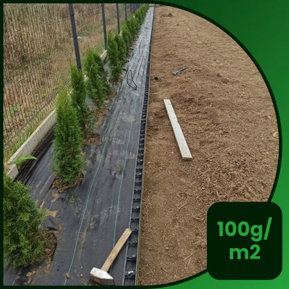 Ukrudtsdug 1,1x100 m 100g Sort