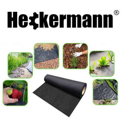 Ukrudtsdug 1,6x50 m 100g/m² Sort