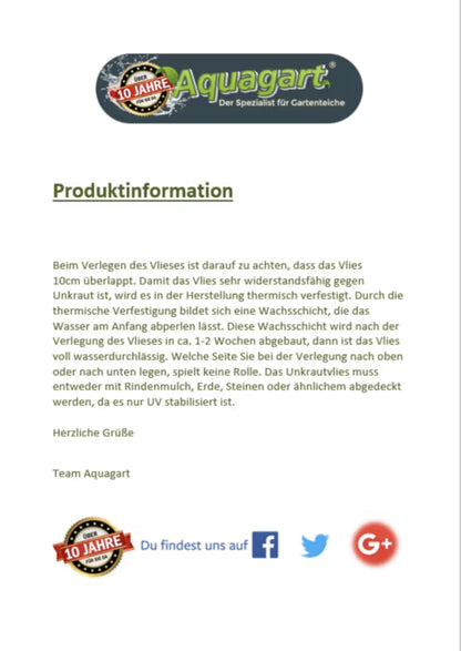 Ukrudtsdug 150 g/m² 1,2x130 m Sort 156 m²