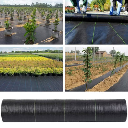 Ukrudtsdug 3,2x20 m 90 g/m² Sort
