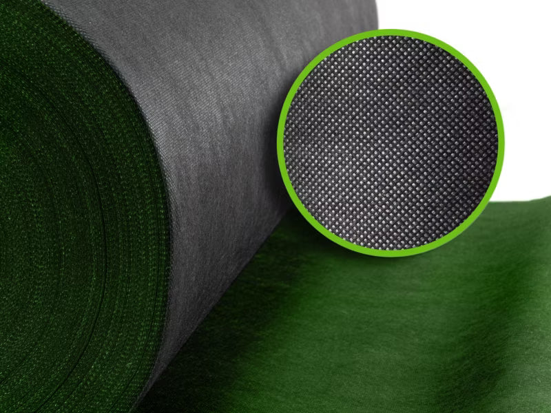 Ukrudtsdug 90 g/m² 1,6x50 m Sort med 100 Jordspyd