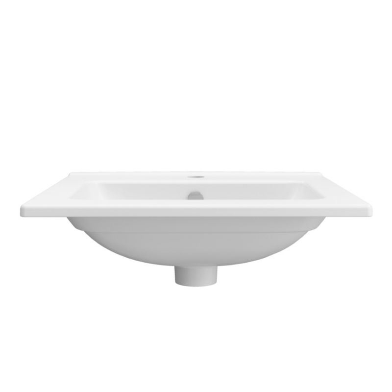 Keramisk indbygget vask Aruna 50 cm