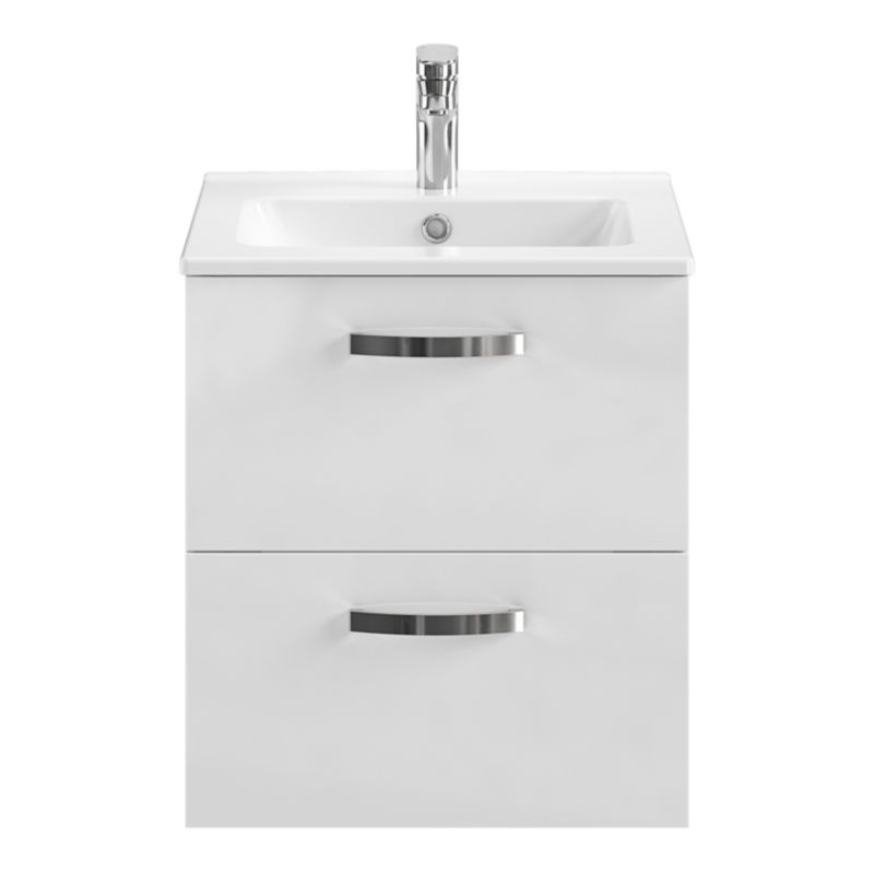 Keramisk indbygget vask Aruna 50 cm