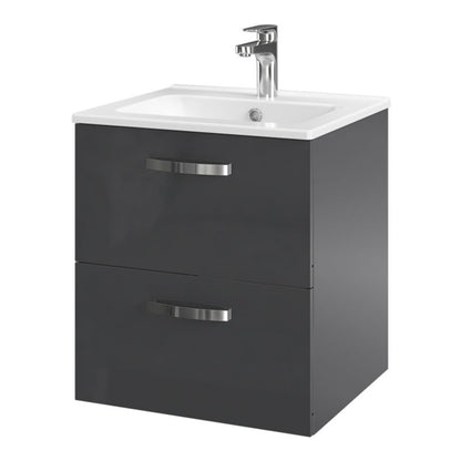 Keramisk indbygget vask Aruna 50 cm