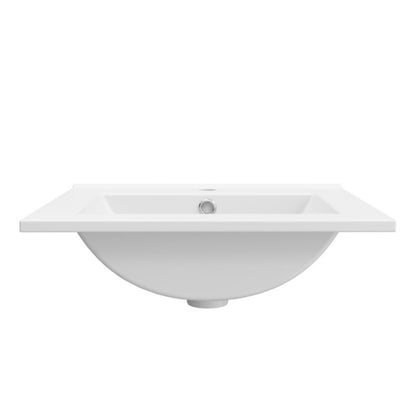Keramisk Håndvask Aruna New 51 cm Hvid Blank