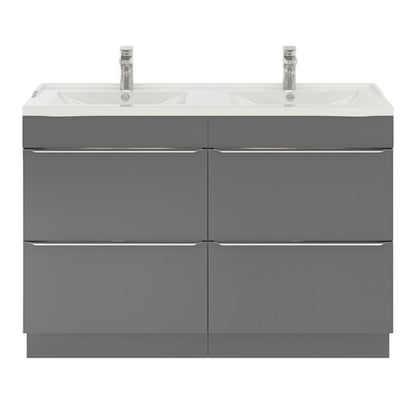 GoodHome Lana keramisk vask 120 cm med bundventil