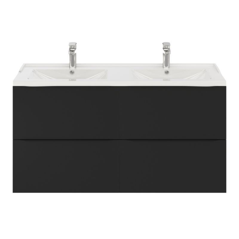 GoodHome Lana keramisk vask 120 cm med bundventil