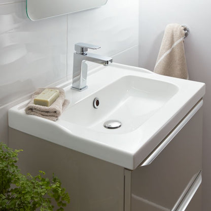 GoodHome Lana keramisk vask 60 cm med sifon