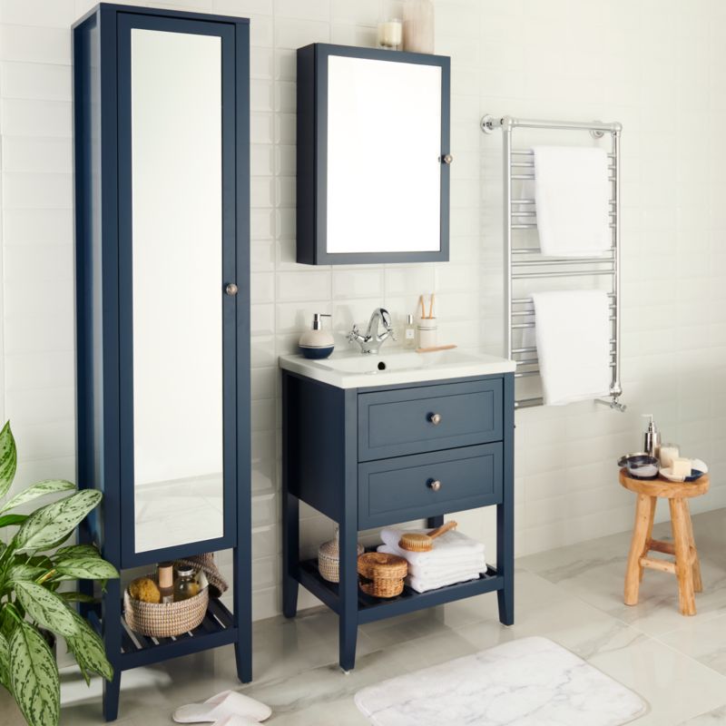 GoodHome Lana keramisk vask 60 cm med sifon