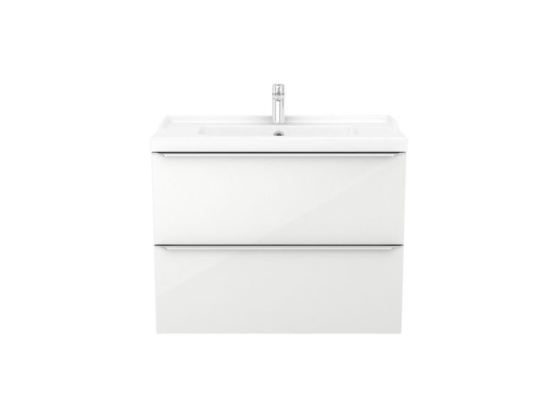GoodHome Lana keramisk vask 81,4 cm med bundventil