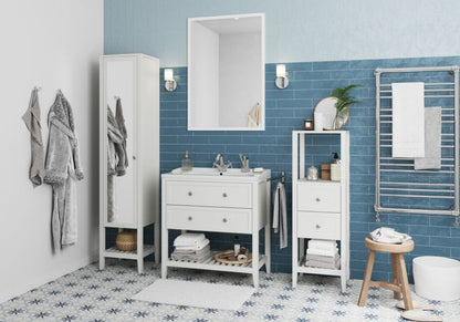 GoodHome Lana keramisk vask 81,4 cm med bundventil