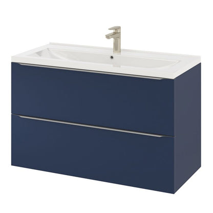 GoodHome Nira 100 cm keramisk vask med sifon
