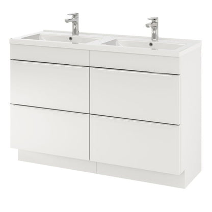 GoodHome Nira keramisk vask 120 cm med sifon