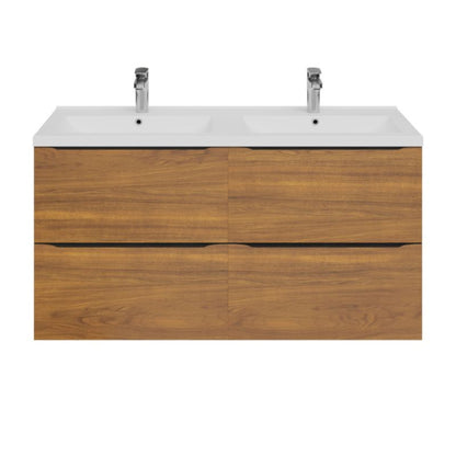 GoodHome Nira keramisk vask 120 cm med sifon