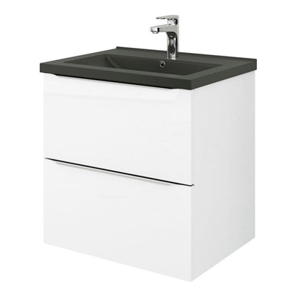 GoodHome Nira keramisk vask 60 cm sort