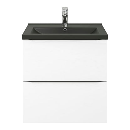 GoodHome Nira keramisk vask 60 cm sort