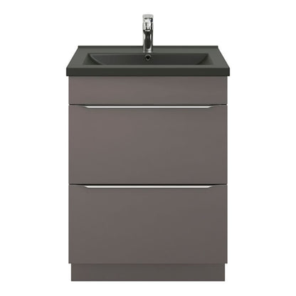 GoodHome Nira keramisk vask 60 cm sort
