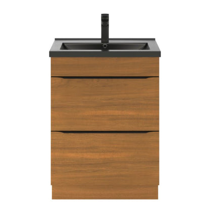 GoodHome Nira keramisk vask 60 cm sort
