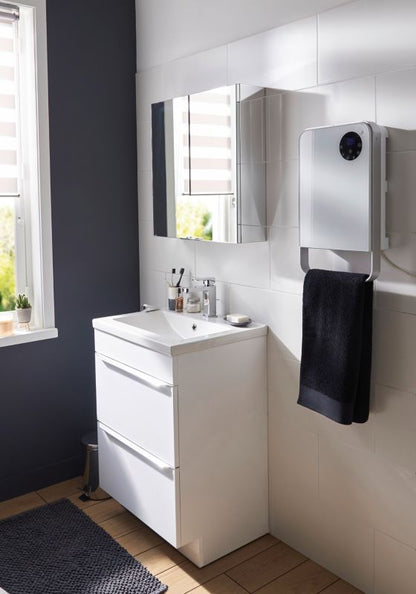 Keramisk Håndvask 61,4 cm Hvid med Vandlås