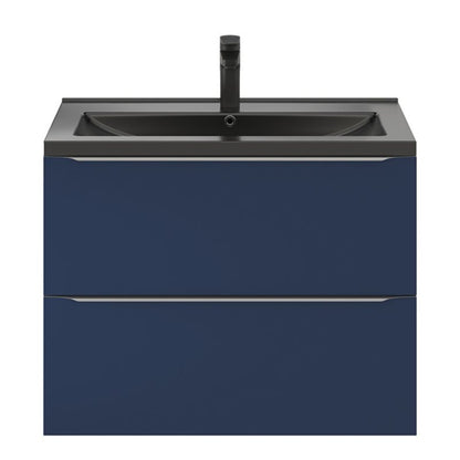 GoodHome Nira keramisk vask 80 cm sort