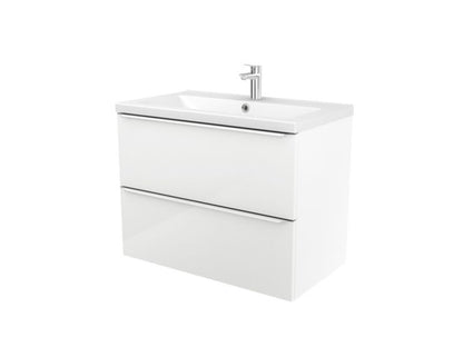 GoodHome Nira keramisk vask 81 cm med bundventil