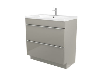 GoodHome Nira keramisk vask 81 cm med bundventil