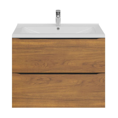 GoodHome Nira keramisk vask 81 cm med bundventil