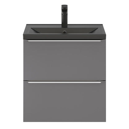 GoodHome Nira Slim keramisk vask 12,4 x 36,3 x 60,4 cm mat-sort