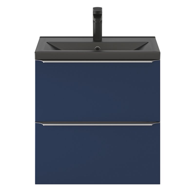GoodHome Nira Slim keramisk vask 12,4 x 36,3 x 60,4 cm mat-sort
