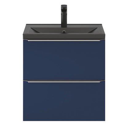 GoodHome Nira Slim keramisk vask 12,4 x 36,3 x 60,4 cm mat-sort