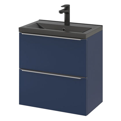 GoodHome Nira Slim keramisk vask 12,4 x 36,3 x 60,4 cm mat-sort