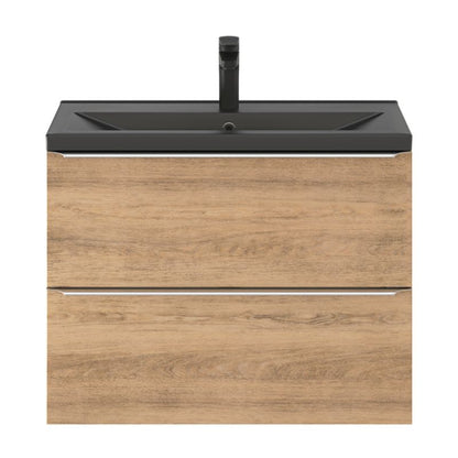 GoodHome Nira Slim keramisk vask 12,4 x 36,3 x 80,4 cm mat-sort