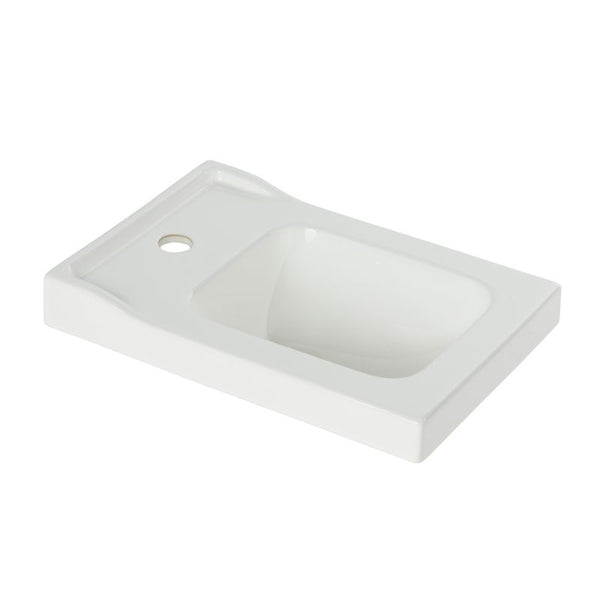Keramisk Håndvask Lana 44,7x30,7 cm Hvid Rektangulær | 5059340018089